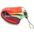 Custom Heat Transfer Printing Cell Phone Strap Lanyard